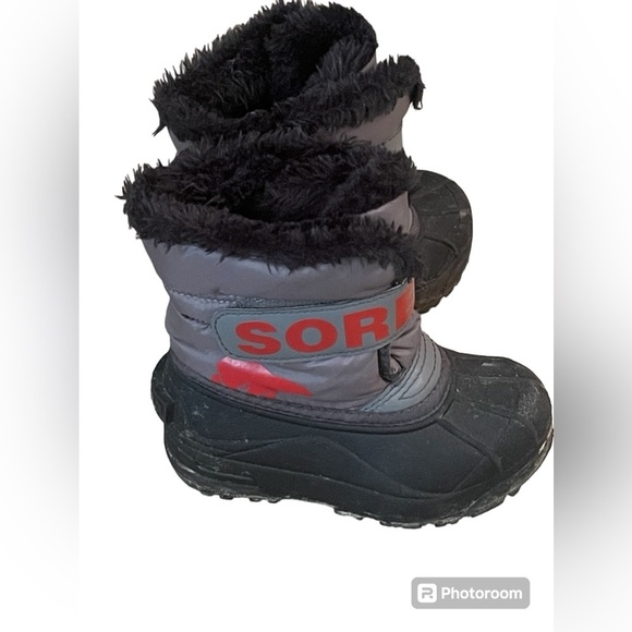 Sorel Kids' Snow Commander Insulated Waterproof Boot Size 10 - Picture 2 of 6